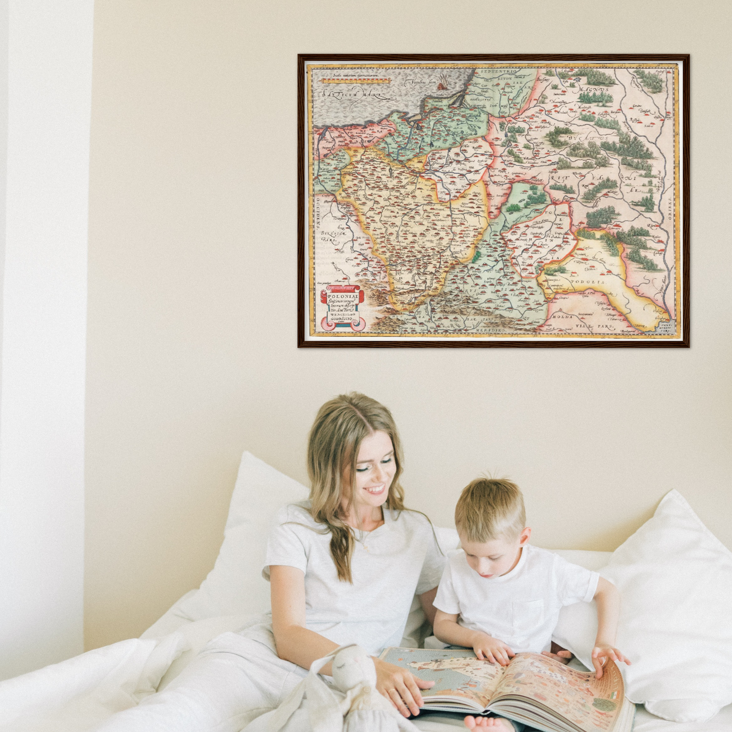 Historical city map  Test product horizontal 3 sizes