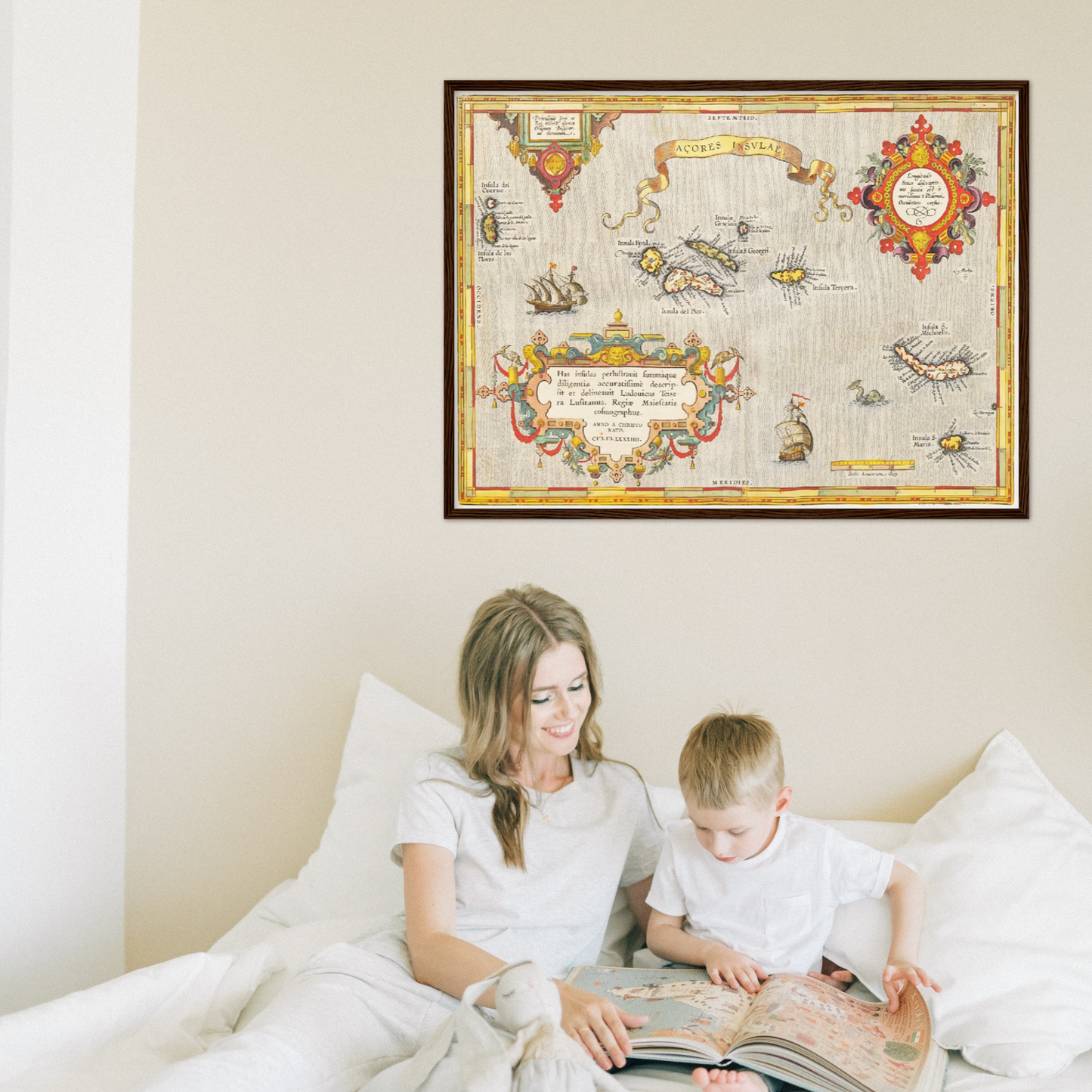 Historical city map  Test product horizontal 3 sizes