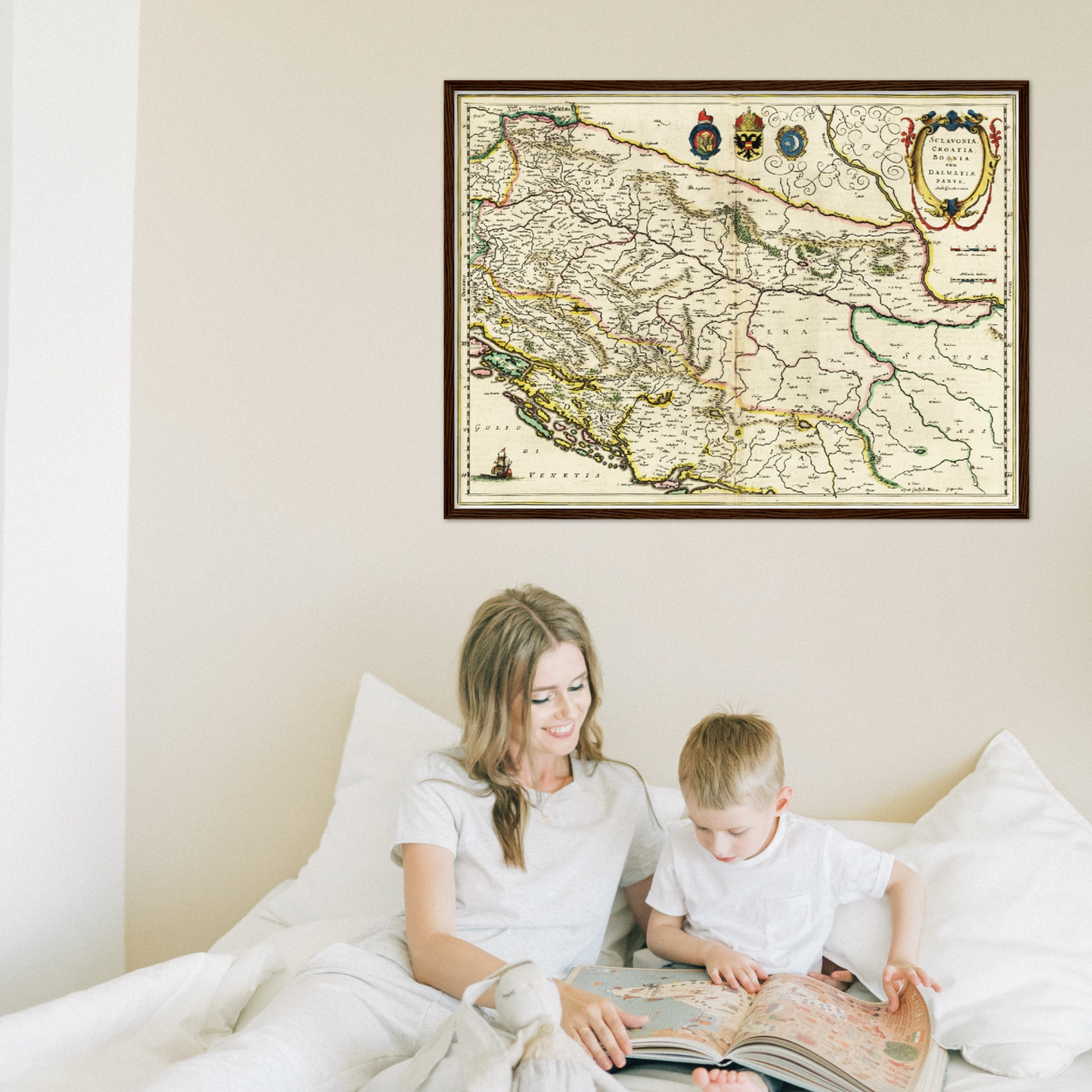 Historical city map  Test product horizontal 3 sizes