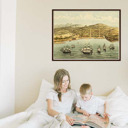 Historical city map  Test product horizontal 3 sizes