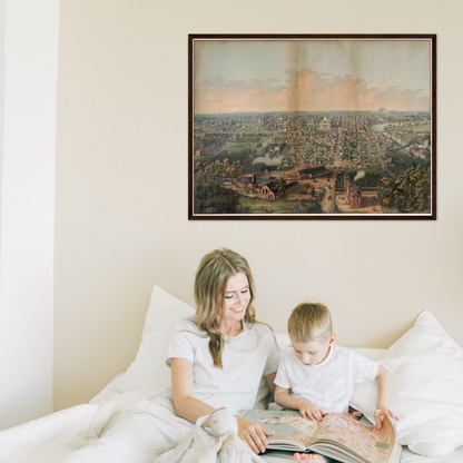 Historical city map  Test product horizontal 3 sizes