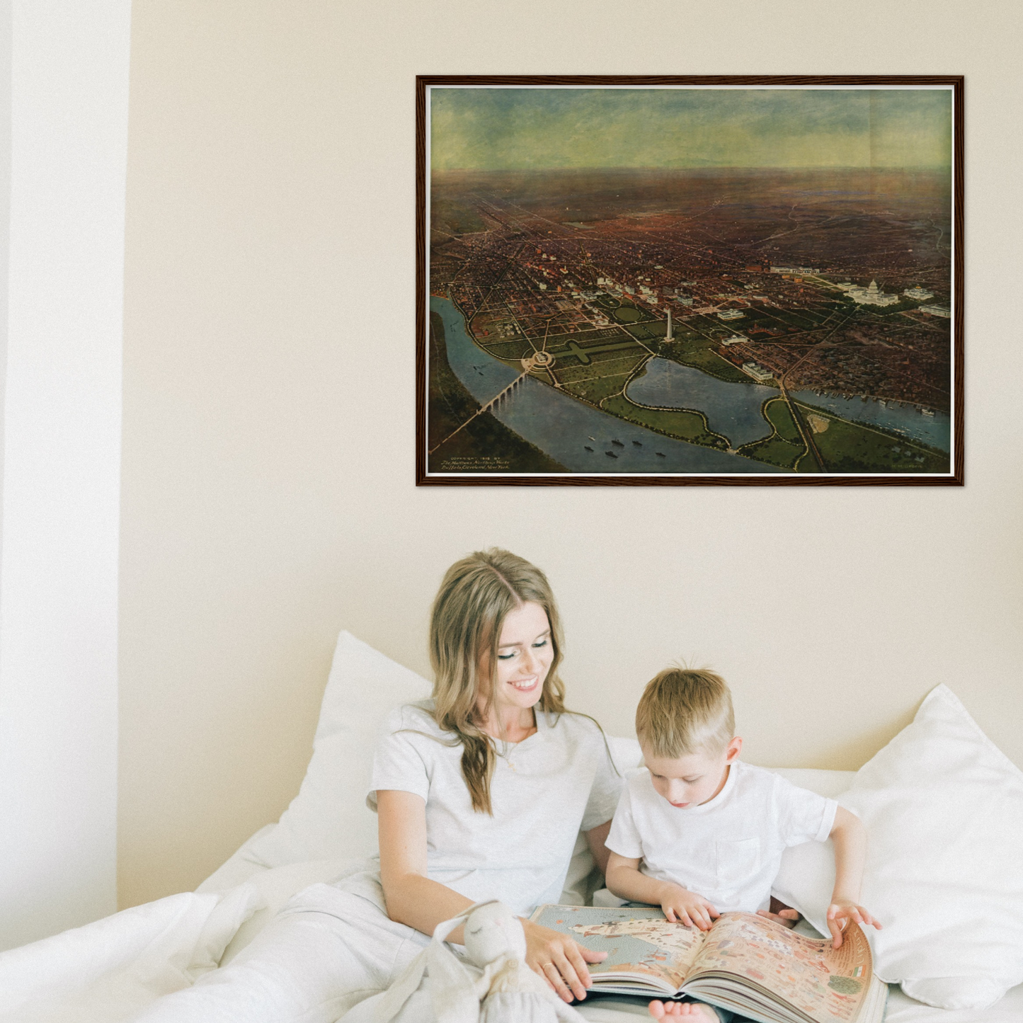 Historical city map  Test product horizontal 3 sizes