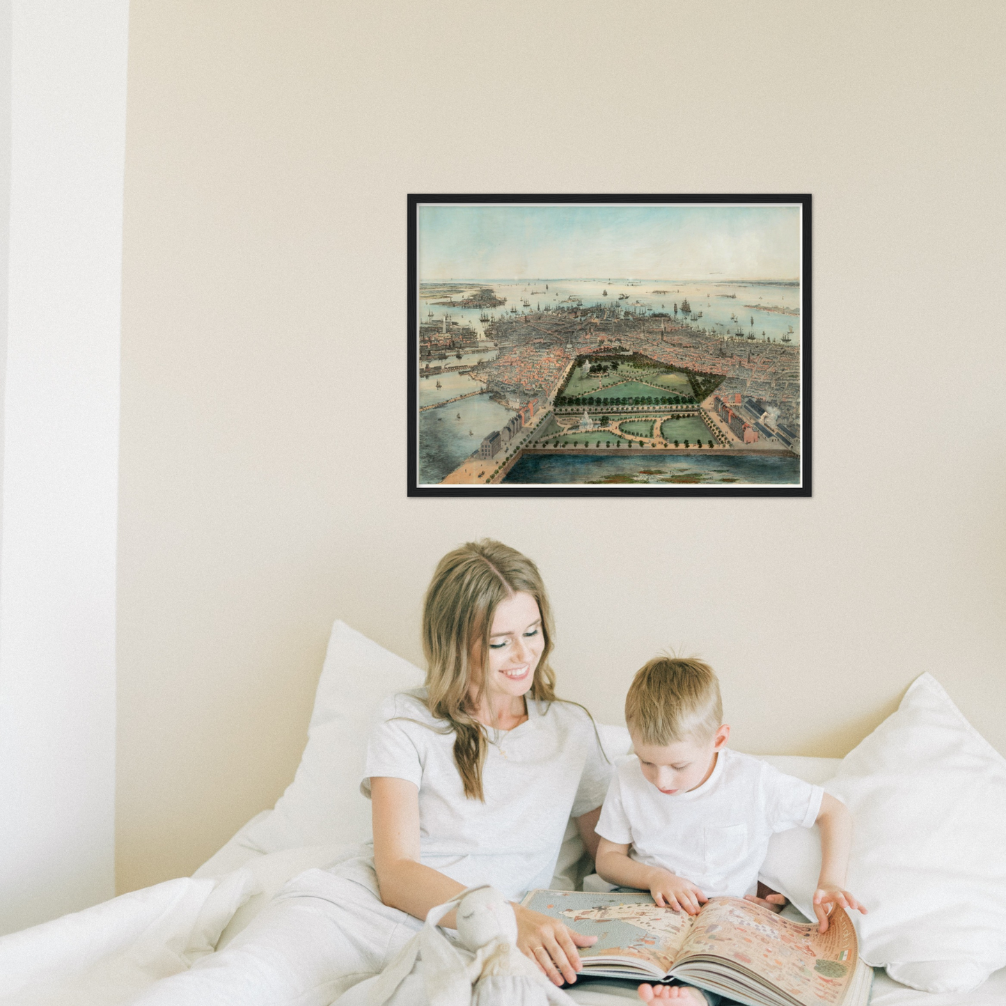 Historical city map  Test product horizontal 3 sizes