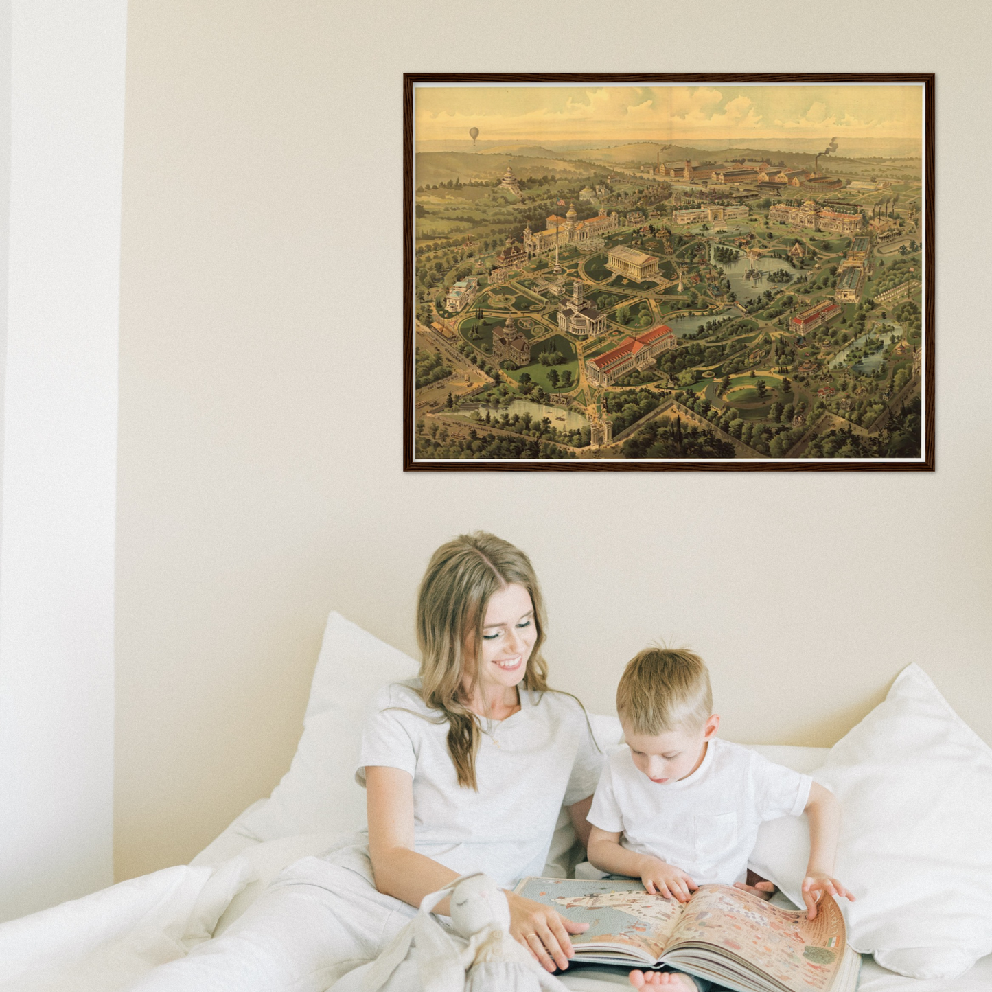 Historical city map  Test product horizontal 3 sizes