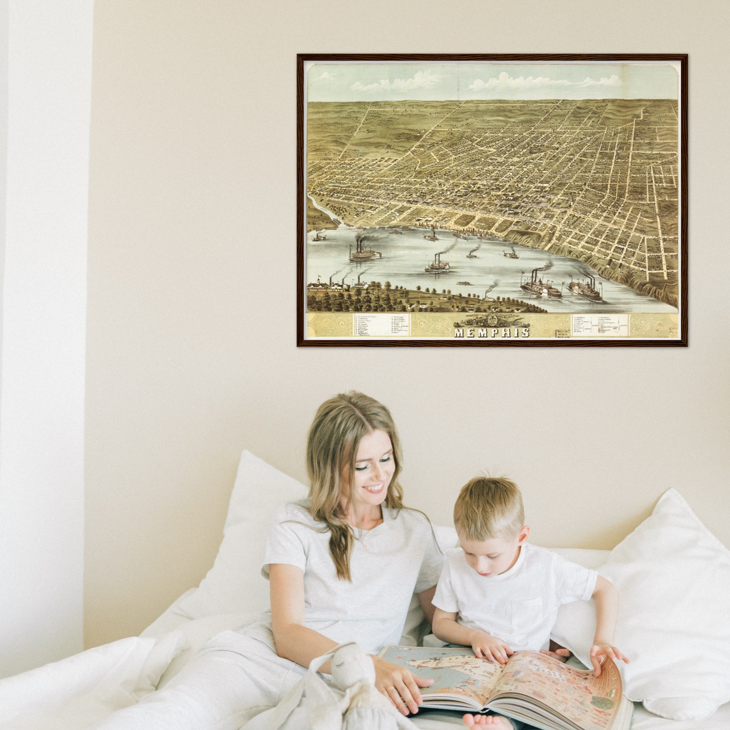 Historical city map  Test product horizontal 3 sizes