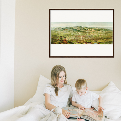 Historical city map  Test product horizontal 3 sizes