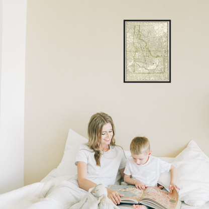 Historical city map  Test product horizontal 3 sizes