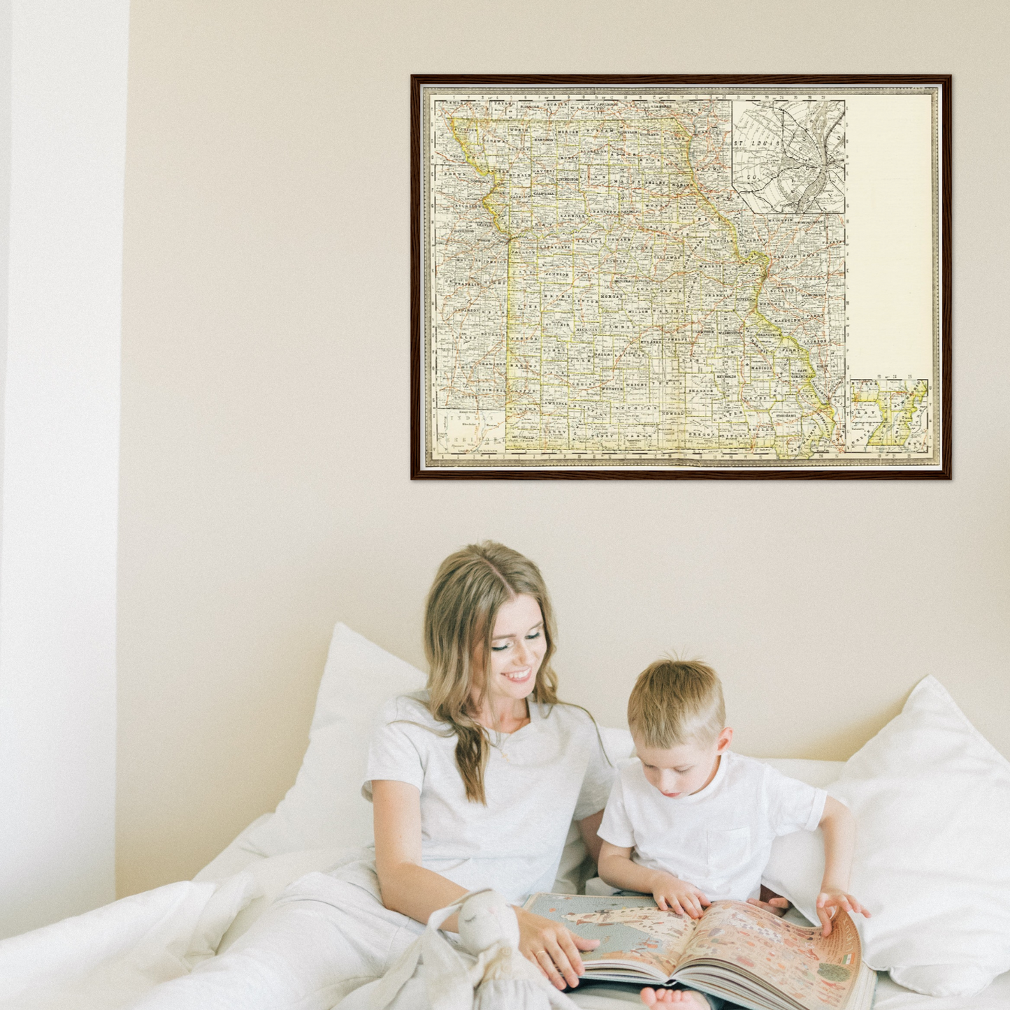 Historical city map  Test product horizontal 3 sizes