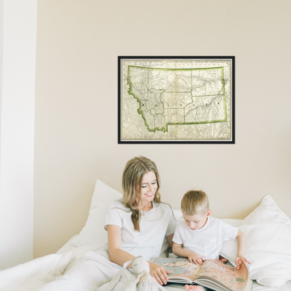 Historical city map  Test product horizontal 3 sizes