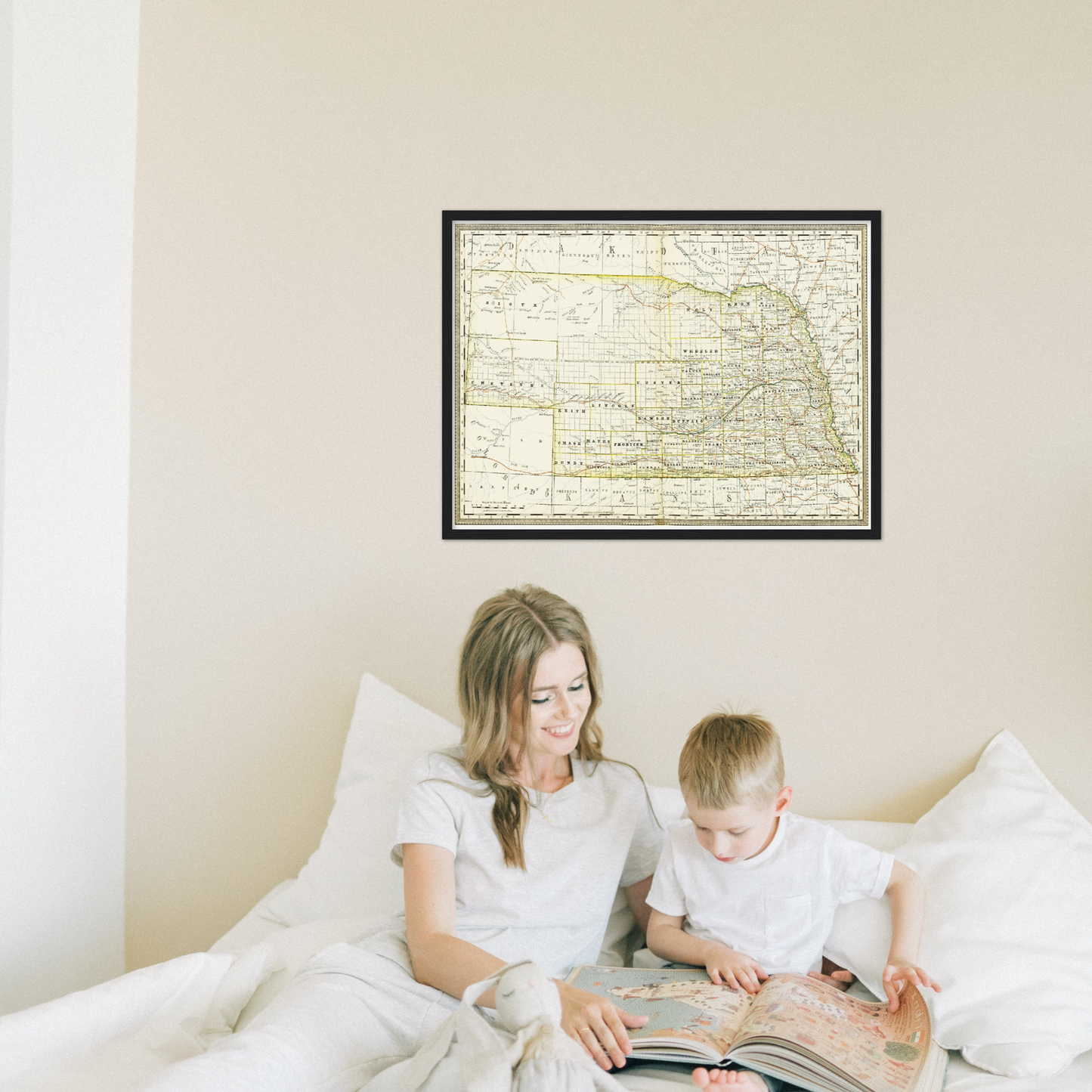 Historical city map  Test product horizontal 3 sizes