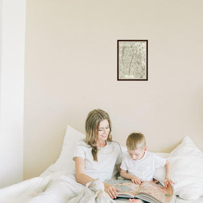 Historical city map  Test product horizontal 3 sizes