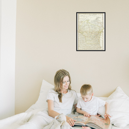 Historical city map  Test product horizontal 3 sizes