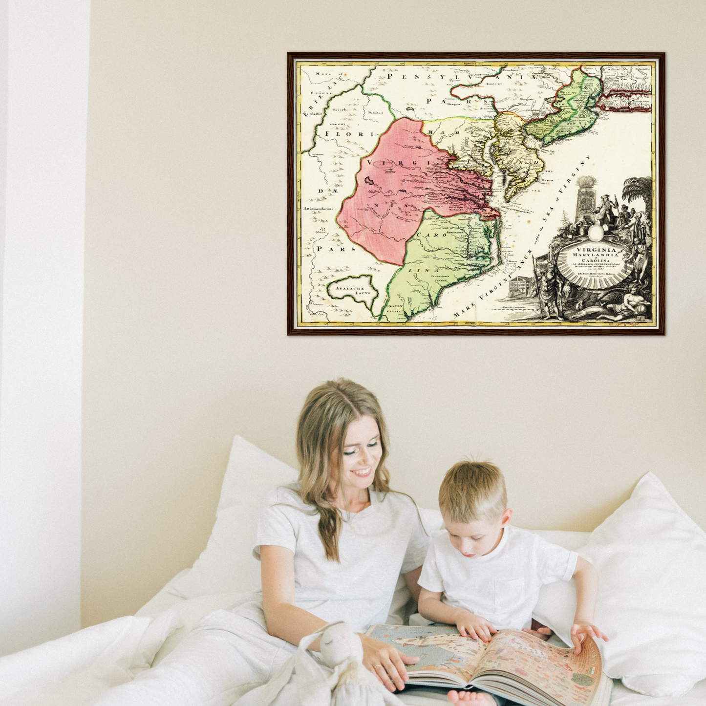 Historical city map  Test product horizontal 3 sizes