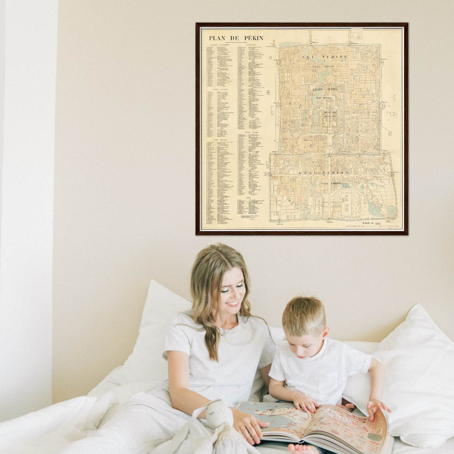 Historical city map  Test product horizontal 3 sizes