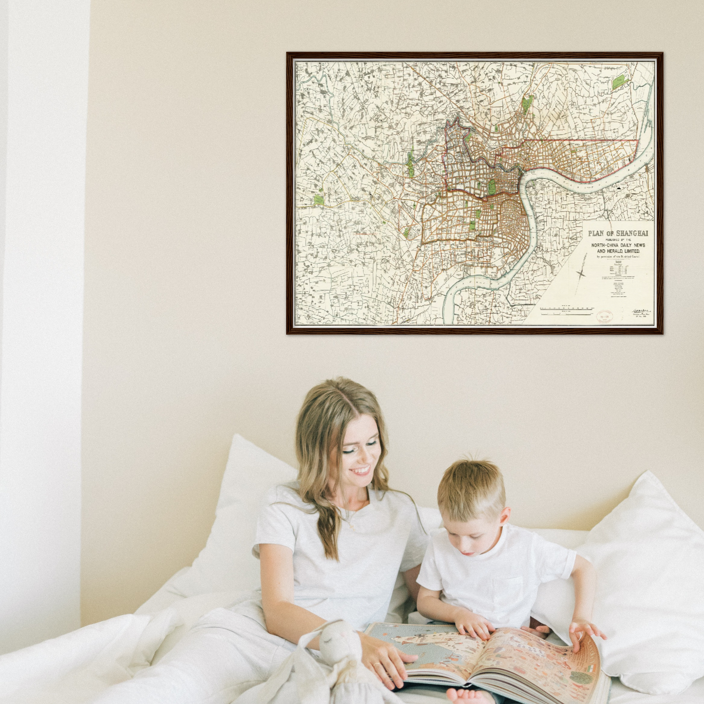 Historical city map  Test product horizontal 3 sizes