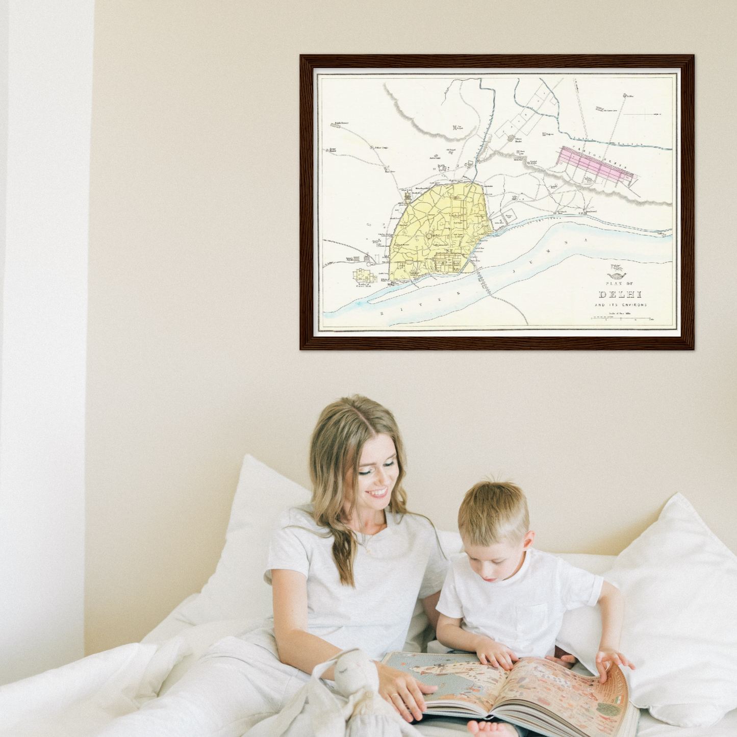 Historical city map  Test product horizontal 3 sizes