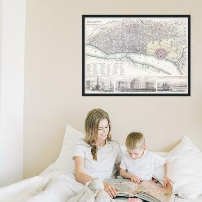 Historical city map  Test product horizontal 3 sizes