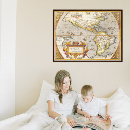 Historical city map  Test product horizontal 3 sizes