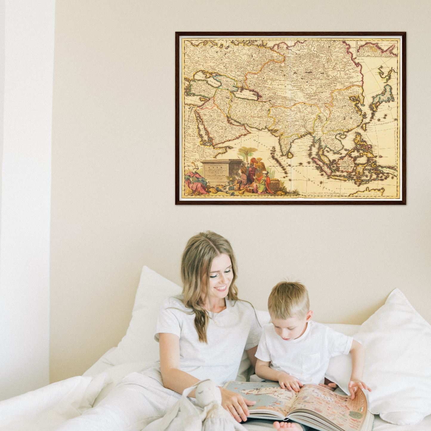 Historical city map  Test product horizontal 3 sizes