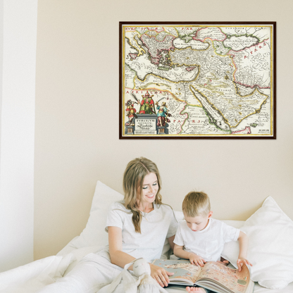 Historical city map  Test product horizontal 3 sizes