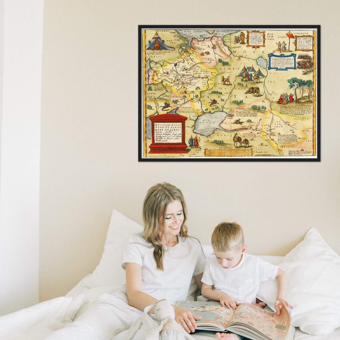 Historical city map  Test product horizontal 3 sizes