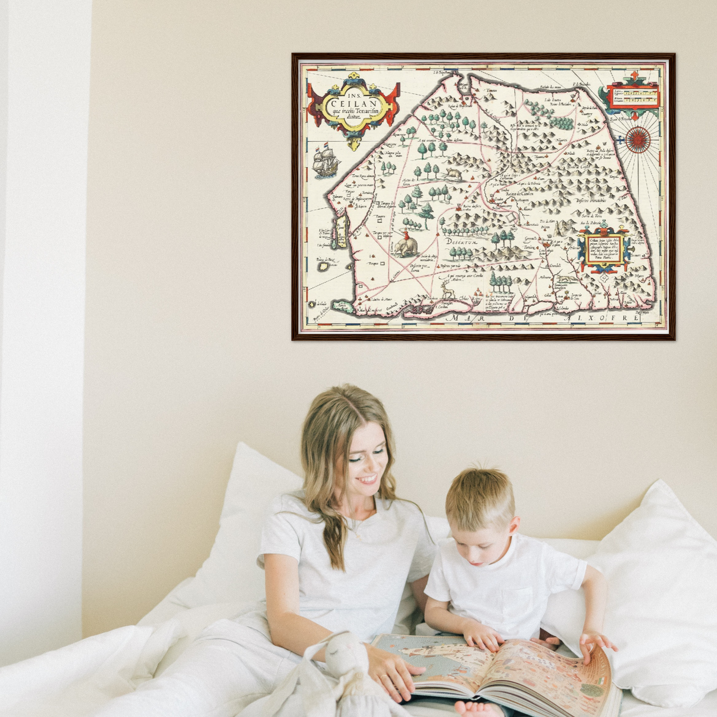 Historical city map  Test product horizontal 3 sizes