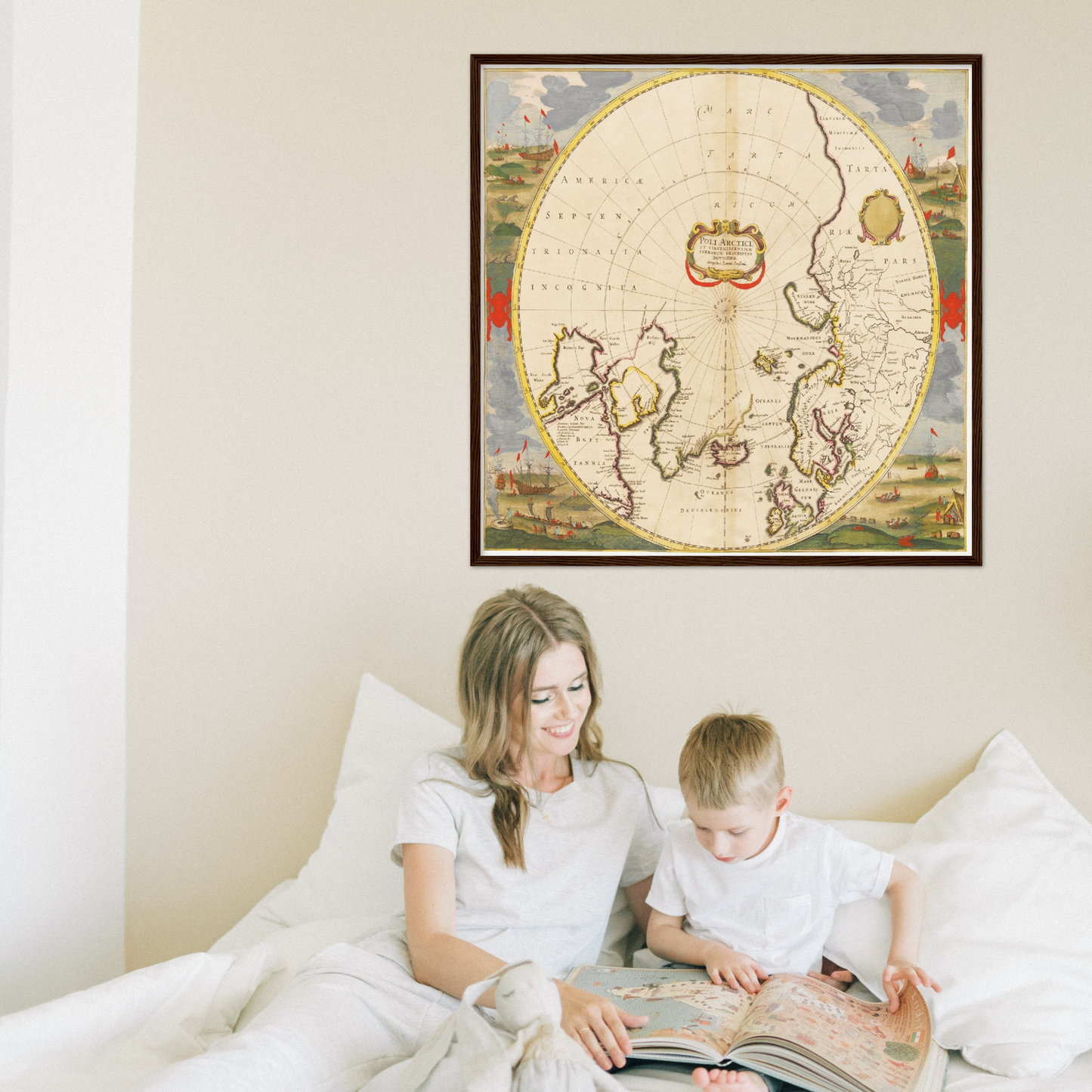 Historical city map  Test product horizontal 3 sizes