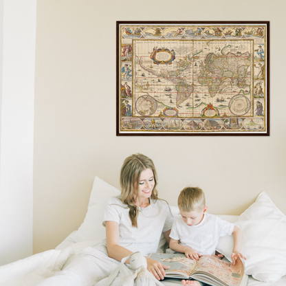 Historical city map  Test product horizontal 3 sizes