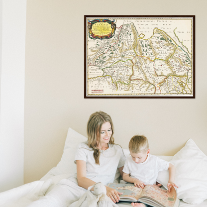 Historical city map  Test product horizontal 3 sizes