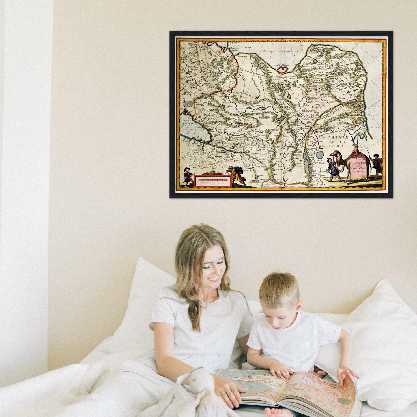 Historical city map  Test product horizontal 3 sizes