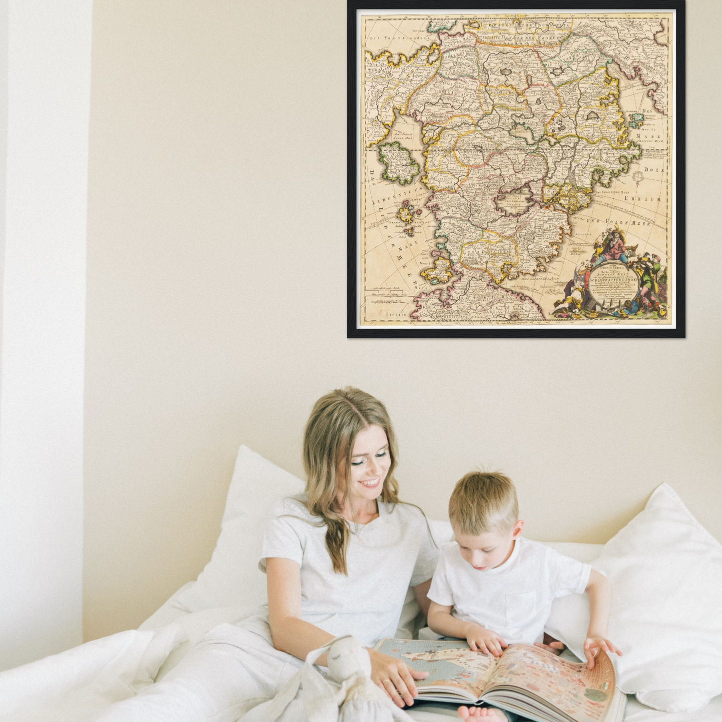 Historical city map  Test product horizontal 3 sizes