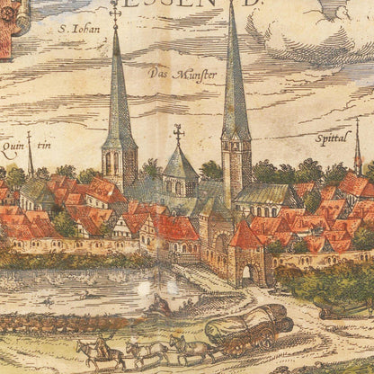 Historical city map  Test product horizontal 3 sizes