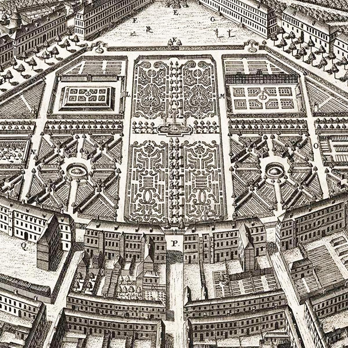 Historical city map  Test product horizontal 3 sizes