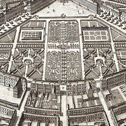 Historical city map  Test product horizontal 3 sizes