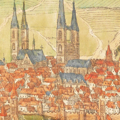 Historical city map  Test product horizontal 3 sizes