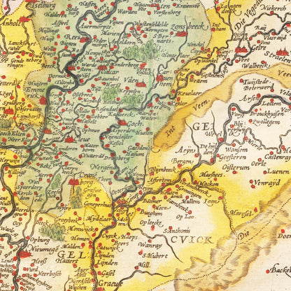 Historical city map  Test product horizontal 3 sizes