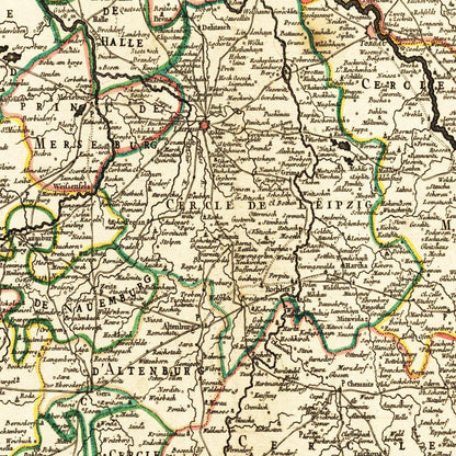 Sachsen um 1743