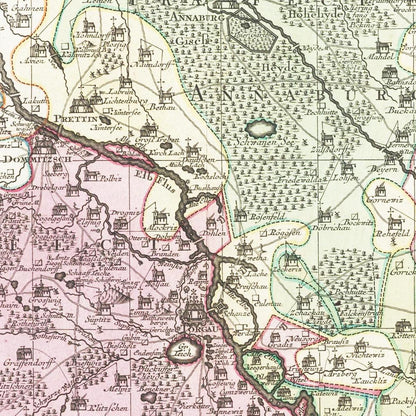Historical city map  Test product horizontal 3 sizes