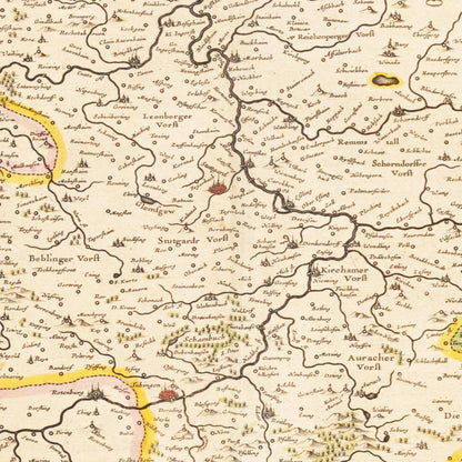 Württemberg um 1635