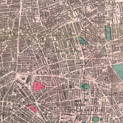 Historical city map  Test product horizontal 3 sizes