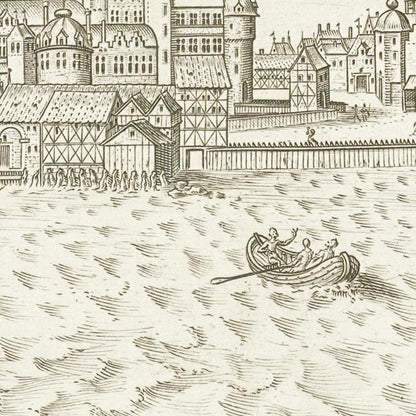 Historical city map  Test product horizontal 3 sizes