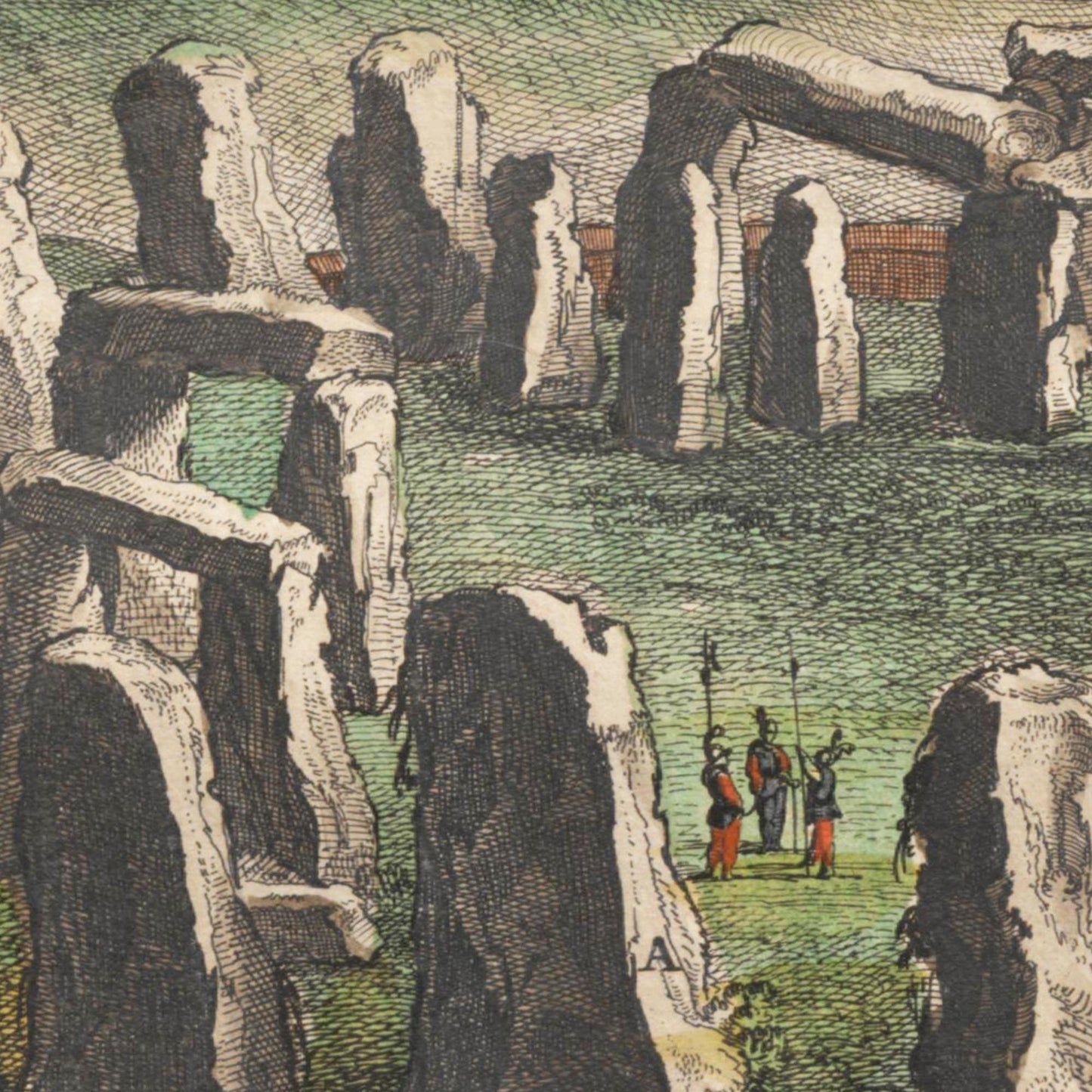 Historical city map  Test product horizontal 3 sizes