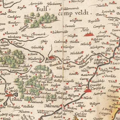 Historical city map  Test product horizontal 3 sizes