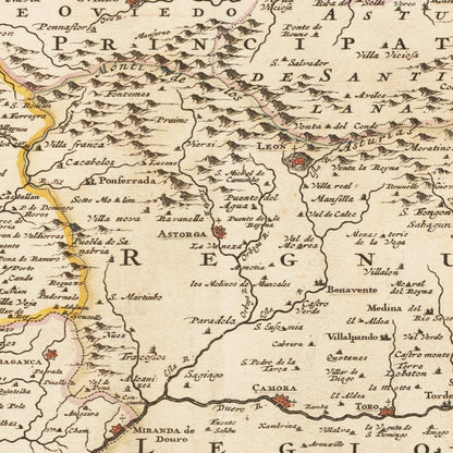 Historical city map  Test product horizontal 3 sizes