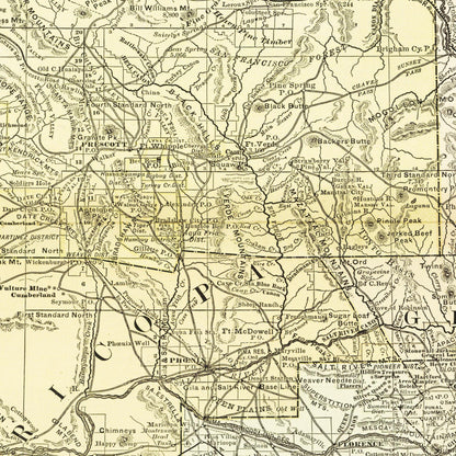Historical city map  Test product horizontal 3 sizes