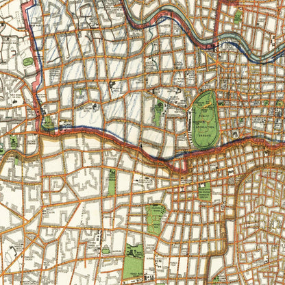 Historical city map  Test product horizontal 3 sizes