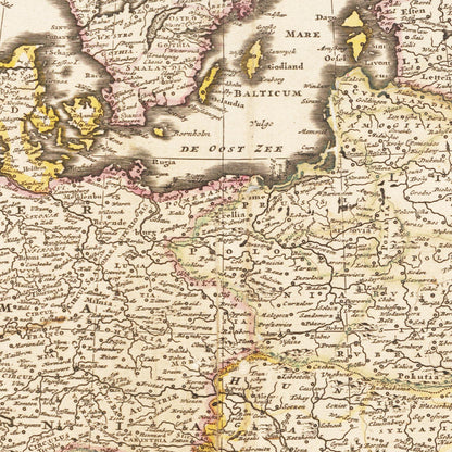 Historical city map  Test product horizontal 3 sizes