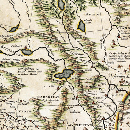 Historical city map  Test product horizontal 3 sizes