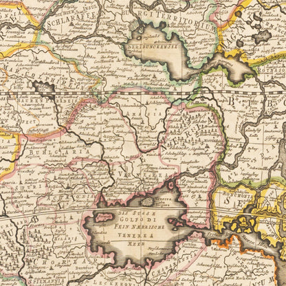 Historical city map  Test product horizontal 3 sizes