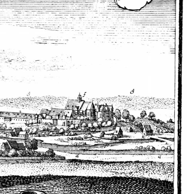 Historische Stadtansicht Chemnitz um 1650